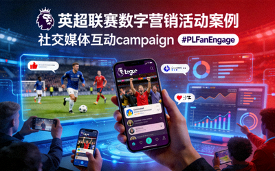英超联赛数字营销活动案例 - 社交媒体互动 campaign